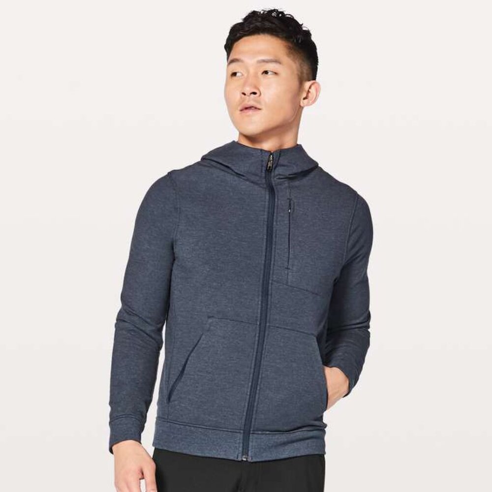 Lululemon Men's City Sweat Full Zip Hoodie - Navy